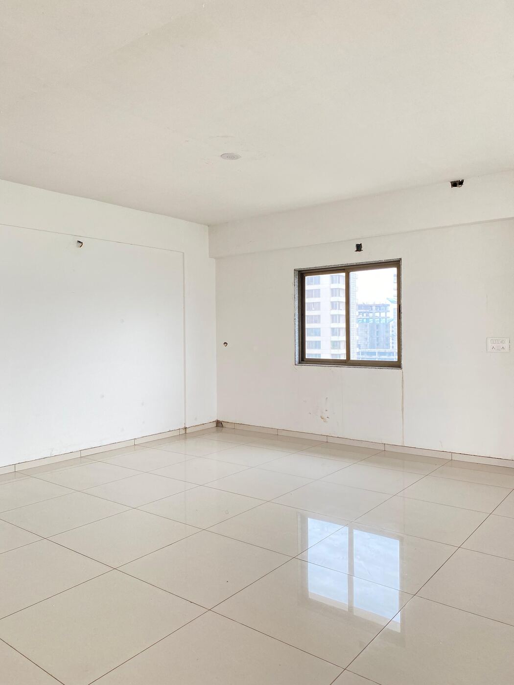 Enso Dental Care bare shell before construction, treatment room area